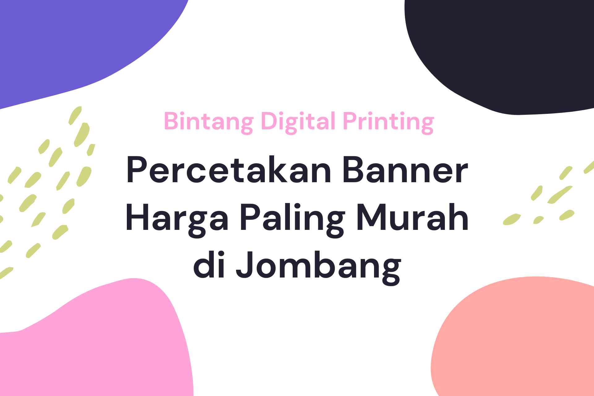 Percetakan Banner Harga Paling Murah Jombang