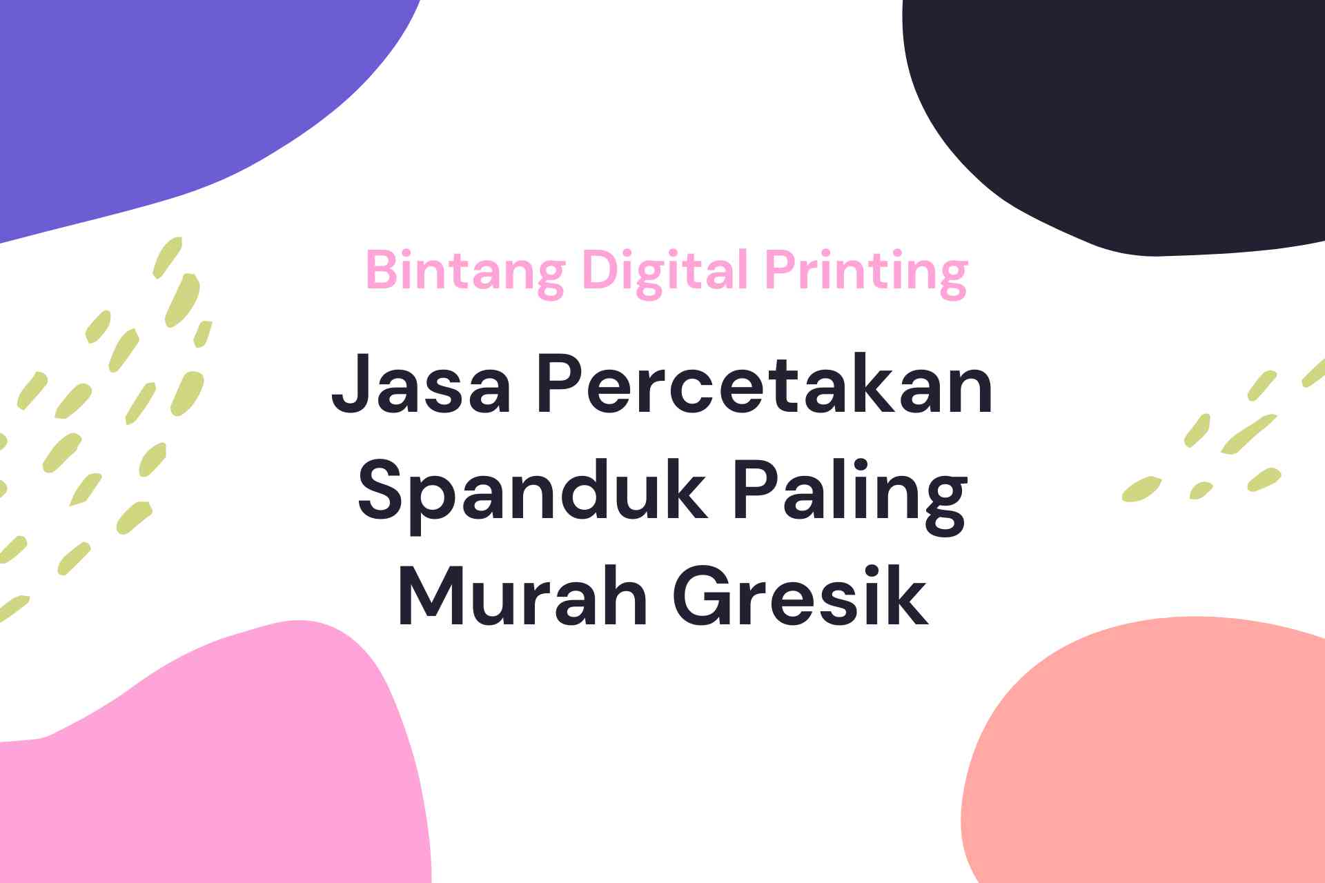 Jasa Percetakan Spanduk Paling Murah Gresik