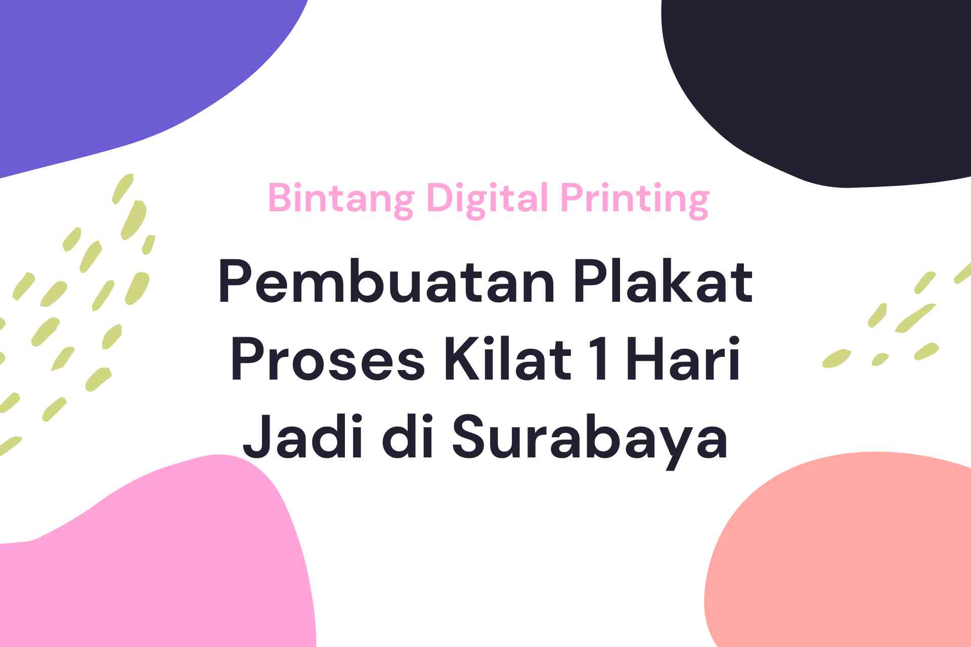 Pembuatan Plakat Proses Kilat 1 Hari Jadi di Surabaya