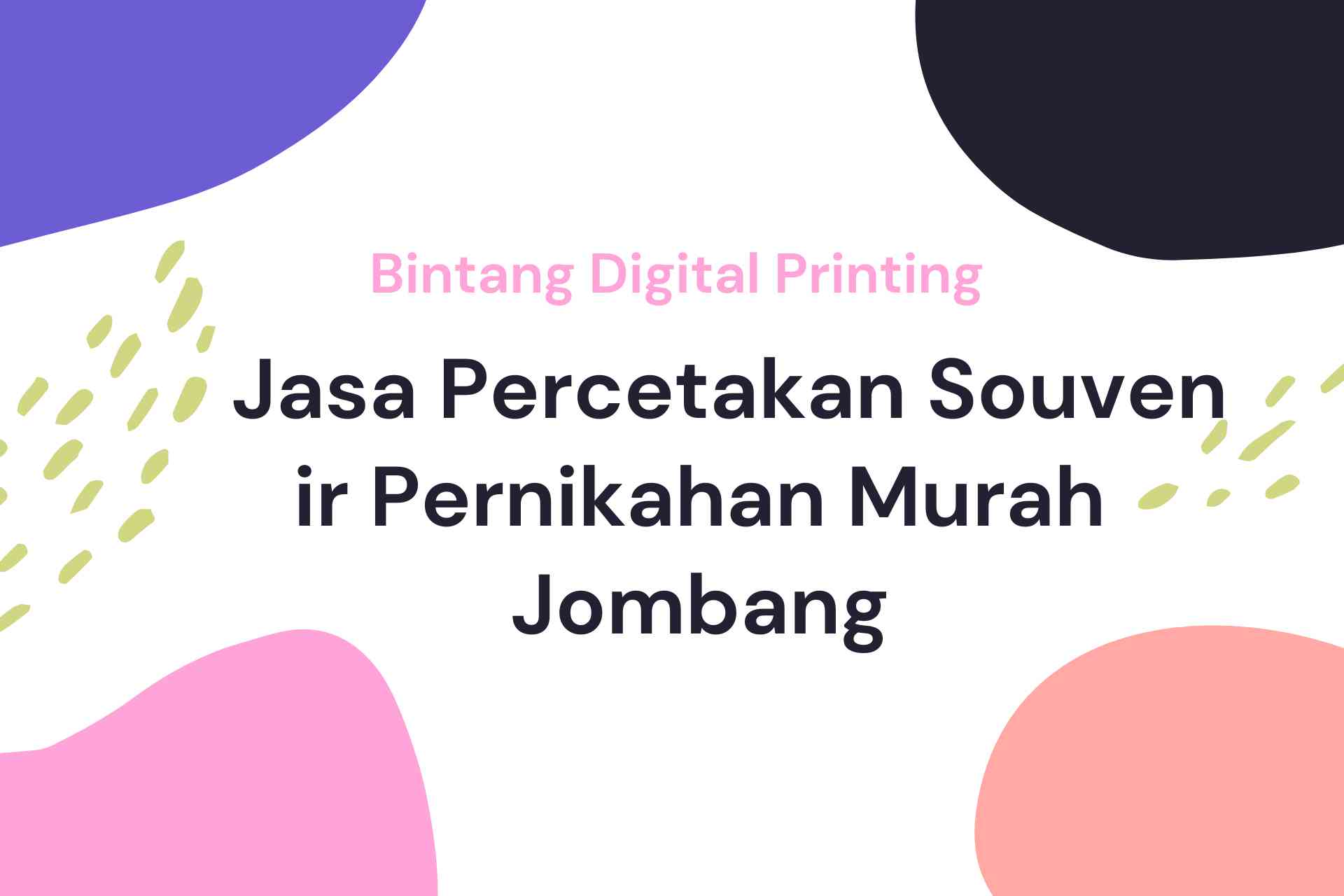 Jasa Percetakan Souvenir Pernikahan Murah Jombang